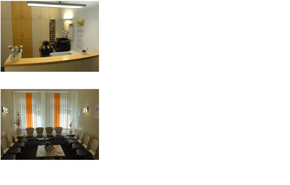 Anmeldung  Hier werden Sie von unseren Arzthelferinnen empfangen und bekommen nach dem Artbesuch Ihre Rezepte, berweisungen und sonstige Formulare ausgedruckt Wartezimmer  In einer angenehmen Atmosphre bei dezenter Hintergrundmusik fllt Ihnen das Warten nicht schwer. Wir haben stndig mehr als 10 verschiedene aktuelle Zeitschriften aller Interessensgebiete im Wartezimmer ausliegen. Die Zeitschriften werden jeden Dienstag gegen die aktuellen Exemplare ausgetauscht